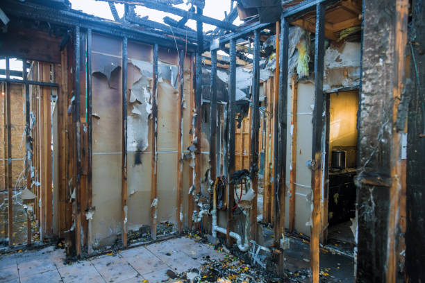 Professional Fire Damage Removal technician working in Clifton, VA
